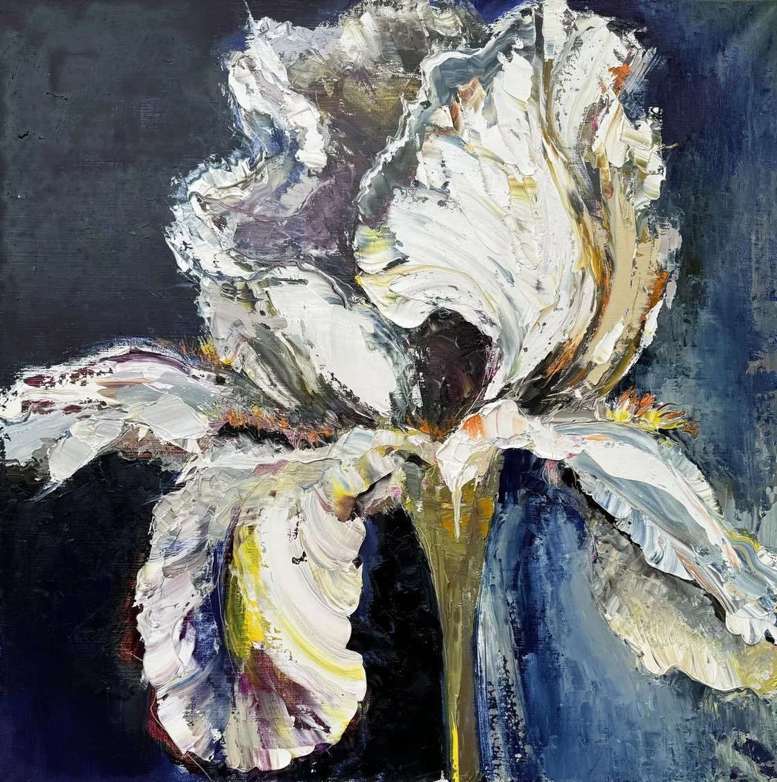 Oksana Petrova, Iris in Blue Oksana Petrova, Iris in Blue