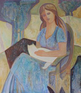 Painting, Immersion in Silence, Mariia Voronchak