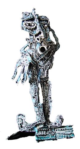 Sculpture, L'Anarchiste Tribal, Michadu