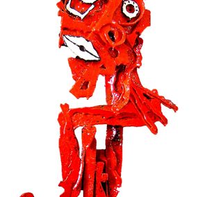 Sculpture, Le Rouge Protecteur, Michadu