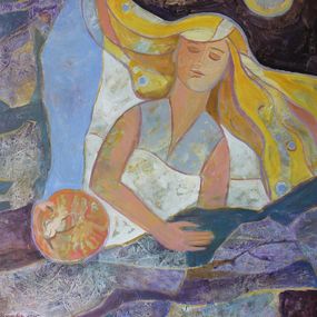 Peinture, Today is my dream of the light flowing through me, Mariia Voronchak