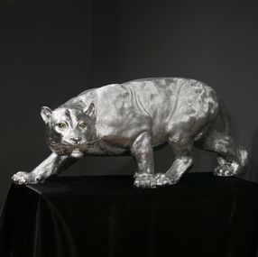 Sculpture, Panthere Silver, Teddy Delaroque