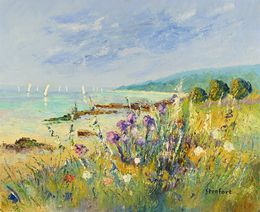 Pittura, Fleurs à Pendepie, Honfleur, Christiane STENFORT