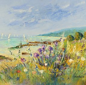 Pittura, Fleurs à Pendepie, Honfleur, Christiane Stenfort