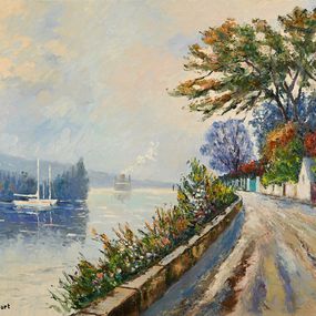 Pittura, Bord de Seine vers Duclair, Christiane Stenfort