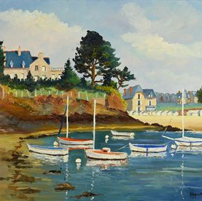 Pittura, Marée haute à Saint Briac, Christiane Stenfort