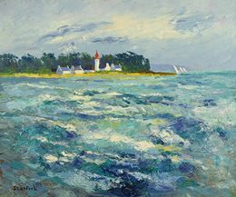 Pittura, Tempête à Locmariaquer, Christiane Stenfort