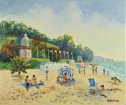 Pittura, Phare Bertin à Honfleur, Christiane Stenfort