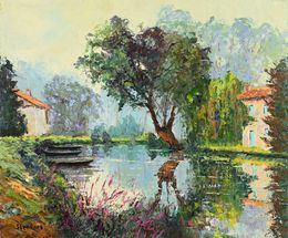 Pittura, Marais Poitevin vers Coulon, Christiane Stenfort