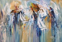 Pittura, Stormy sailing XL 1, Peter Nottrott
