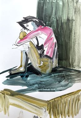 Zeichnungen, Gesture drawing 16.06.25, Nora Ampova