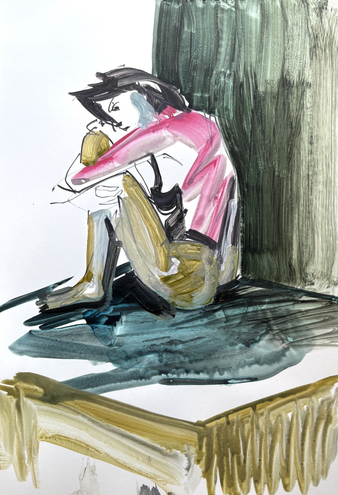 Nora Ampova, Gesture drawing 16.06.25 Nora Ampova, Gesture drawing 16.06.25