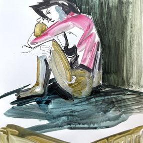 Fine Art Drawings, Gesture drawing 16.06.25, Nora Ampova