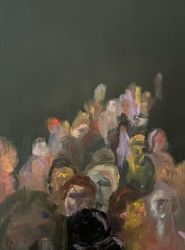 Gemälde, Human jungle, we are moving together no 3, Marie-Chloé Duval