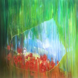 Painting, The Portal, Gill Bustamante