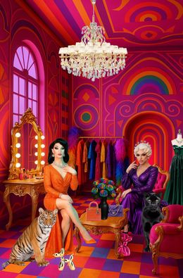 Peinture, Fierce & Fabulous, Miss Mouse