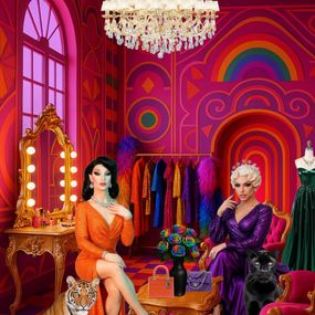 Painting, Fierce & Fabulous, Miss Mouse