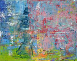 Painting, Caught second, now, Borko Petrovic