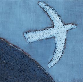 Painting, Blue sun, Ha Yeon U
