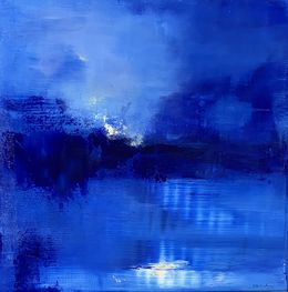 Peinture, Blue Dream, Sandrine Belmont