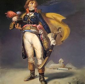 Painting, Napoleon in Egypt, Daniil Litvinov