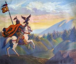 Pittura, Mongolian Hunter, Daniil Litvinov