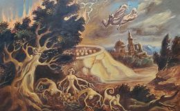 Pittura, Fantasy Landscape, Daniil Litvinov