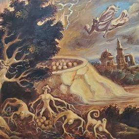 Painting, Fantasy Landscape, Daniil Litvinov