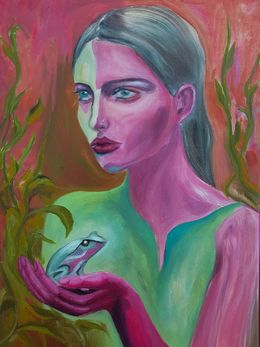 Gemälde, My Frog Was Not Aprince, Mari Abramishvili
