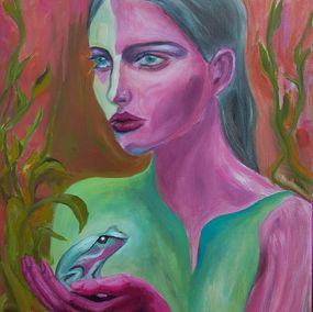 Painting, My Frog Was Not Aprince, Mari Abramishvili