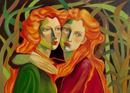 Gemälde, Flame Touched, Mari Abramishvili