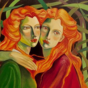 Painting, Flame Touched, Mari Abramishvili