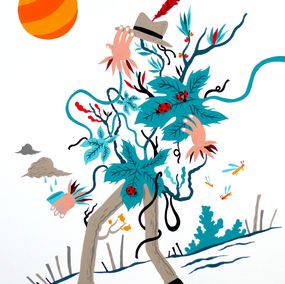 Painting, Aux petits soins, MisterPee