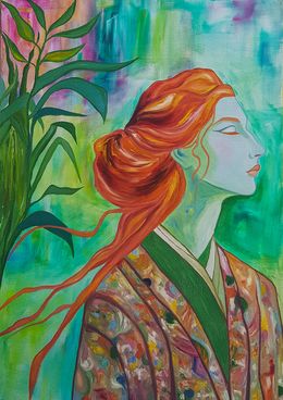 Painting, My Kimono, Mari Abramishvili