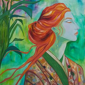 Painting, My Kimono, Mari Abramishvili