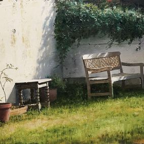 Painting, The pause, Carlos Diaz