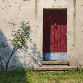 Painting, The garden door, Carlos Diaz