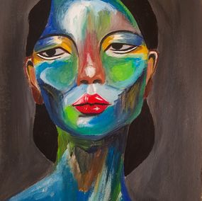 Painting, Layers With Me, Mari Abramishvili
