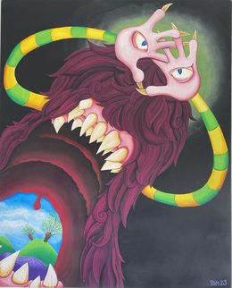 Painting, The World Eater, Thomas Patin