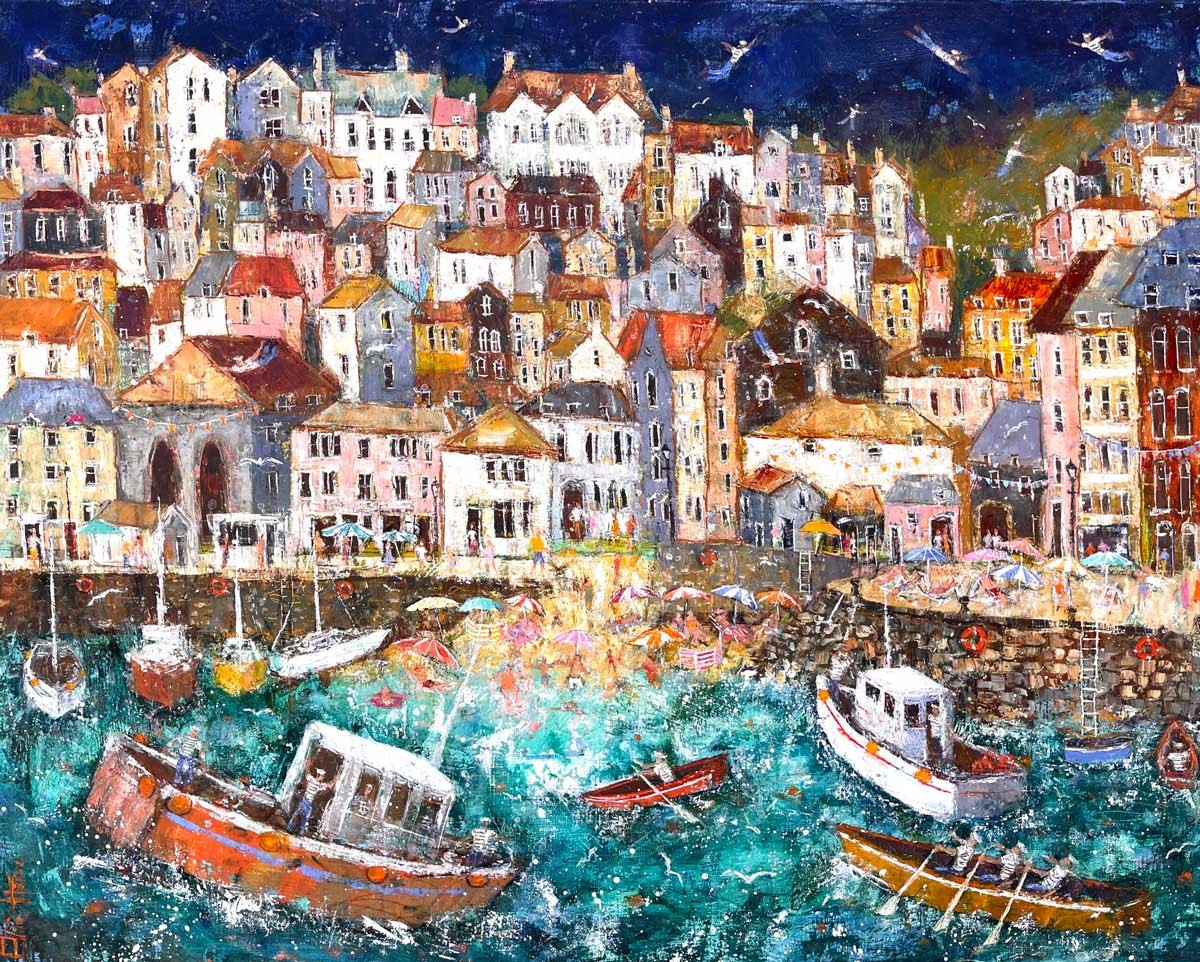 Ellie Hesse, Flying Sailors of St Ives Diptych Pt 1 Ellie Hesse, Flying Sailors of St Ives Diptych Pt 1