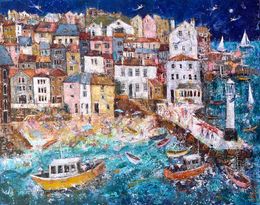 Painting, Flying Sialors of St Ives Dyptich Pt 2, Ellie Hesse