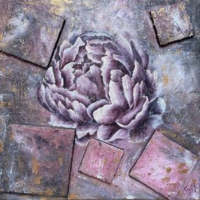 Painting, The Red Peony, Evgeniya Brits