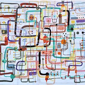 Peinture, Connections 03, Mainman