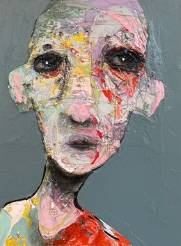Pittura, Lune Orangée #1, Sylvain Coulombe