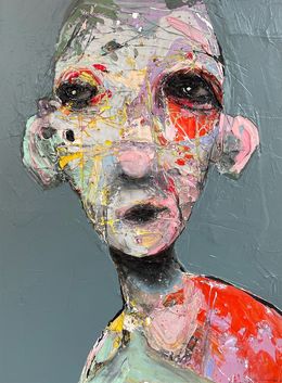 Pittura, Lune Orangée #2, Sylvain Coulombe