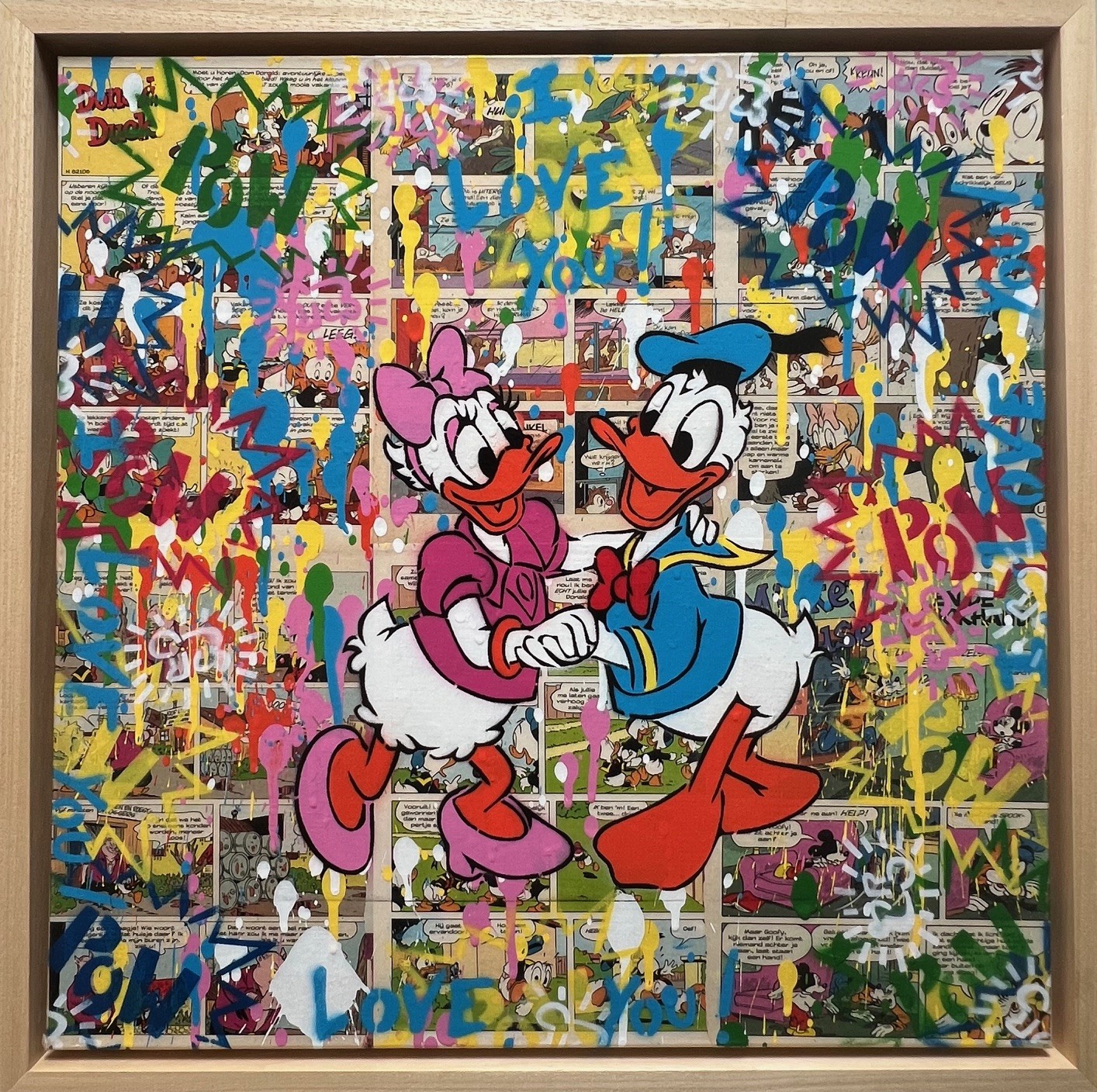 Koen Betjes, Daisy & Donald love StreetArt Koen Betjes, Daisy & Donald love StreetArt