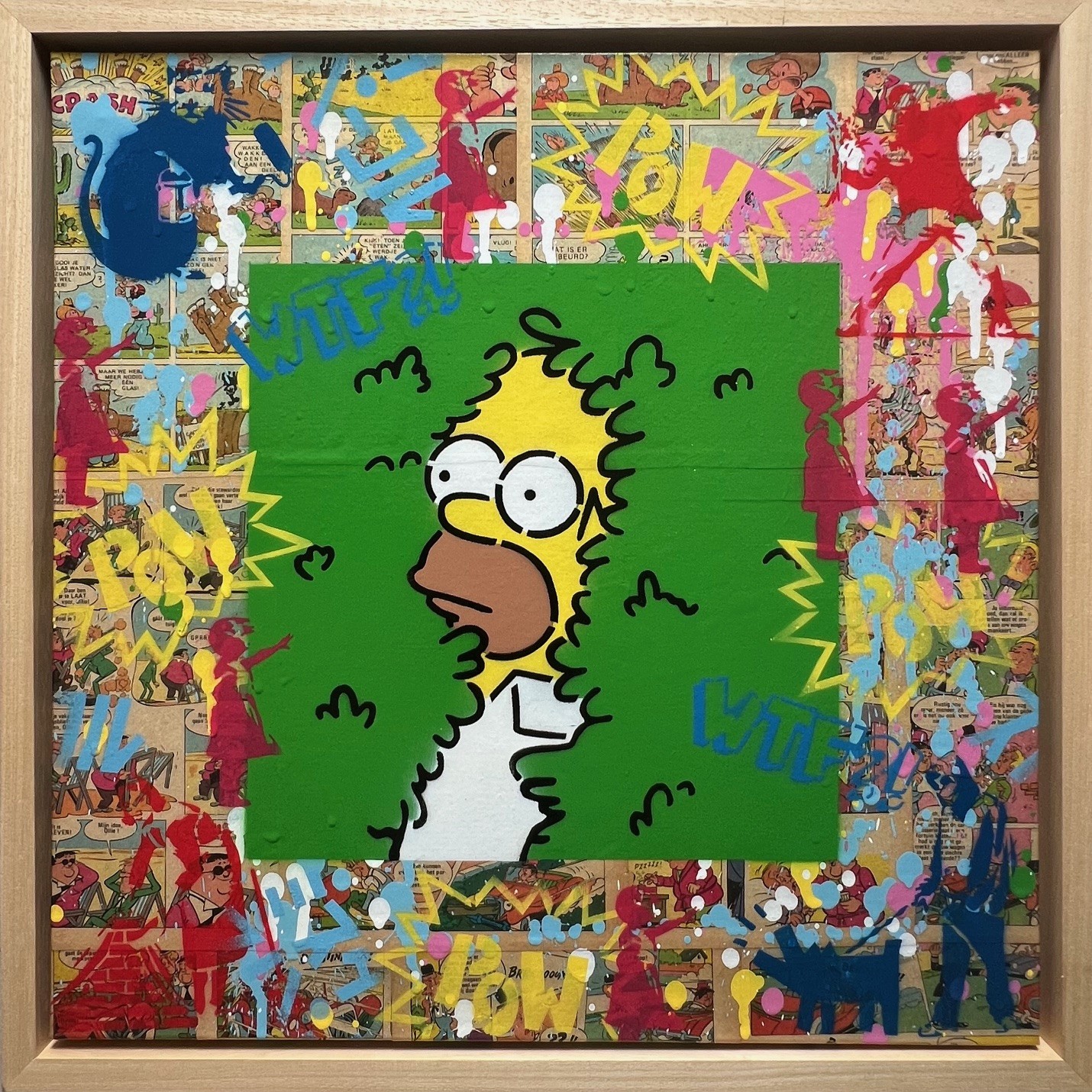 Koen Betjes, Homer Simpson love StreetArt Koen Betjes, Homer Simpson love StreetArt