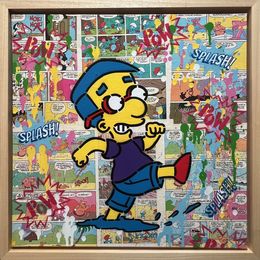 Painting, Milhouse x Simpsons x love StreetArt, Koen Betjes