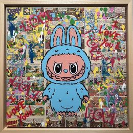 Painting, Labubu loves StreetArt, Koen Betjes