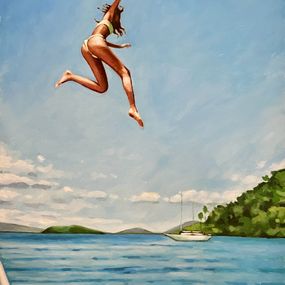Gemälde, Messy jump, Thomas Saliot